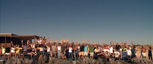 A cleaner beach and a fund-raising lottery