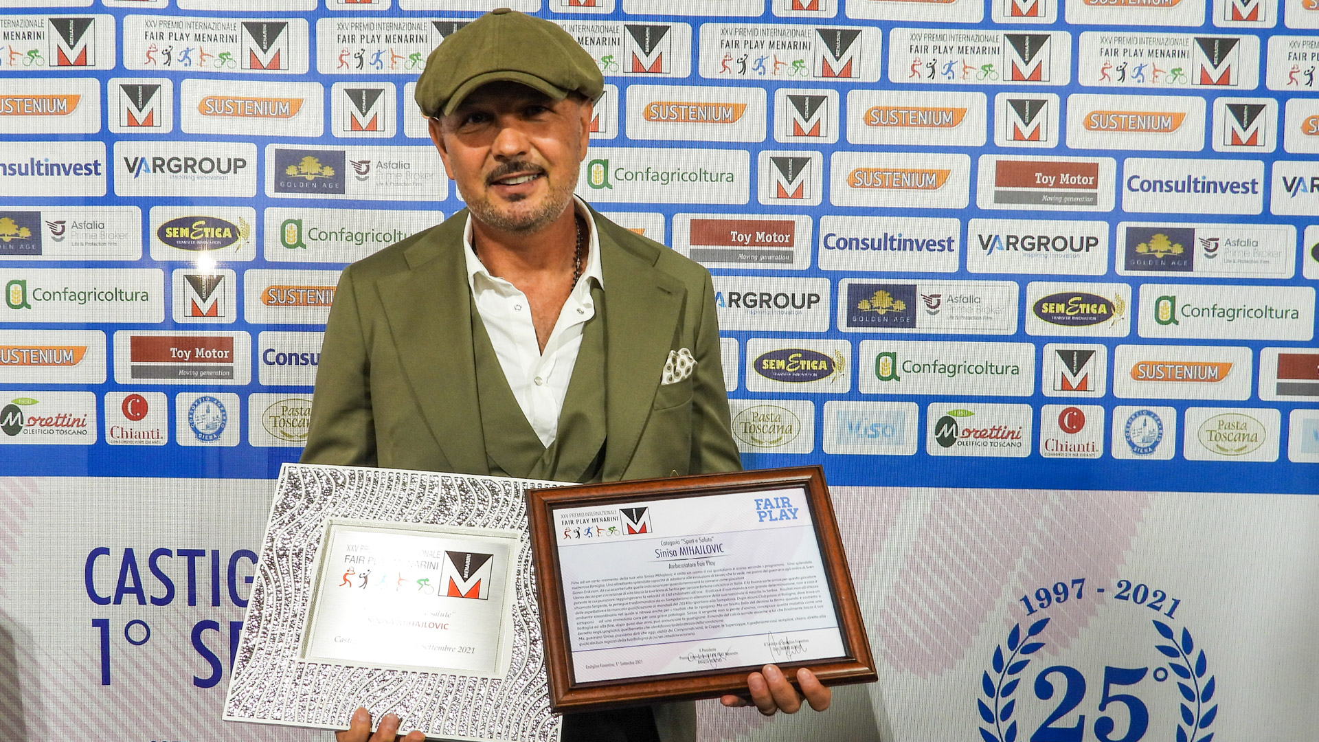 Sporting legends shine on a magical evening at the Menarini Fair Play awards 2