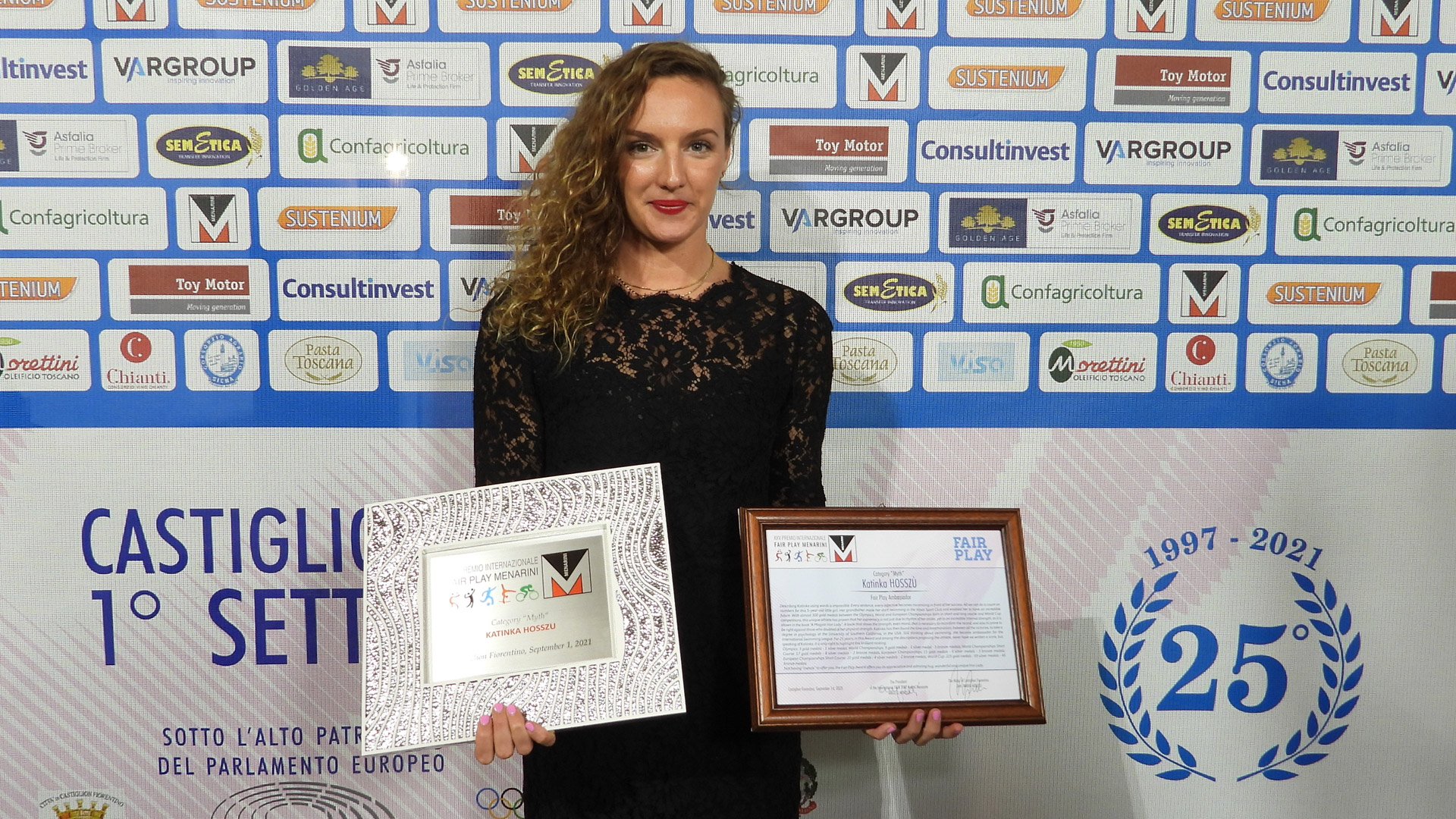 Sporting legends shine on a magical evening at the Menarini Fair Play awards 19