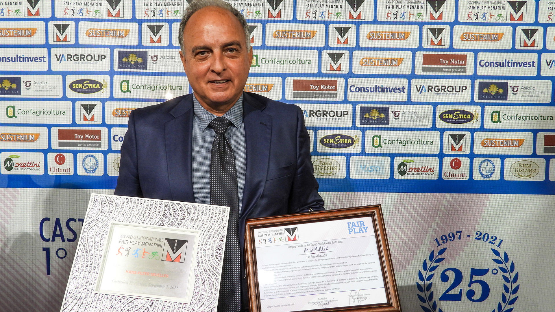 Le grandi leggende dello sport brillano a Castiglion Fiorentino nella notte magica del premio Fair Play Menarini 6